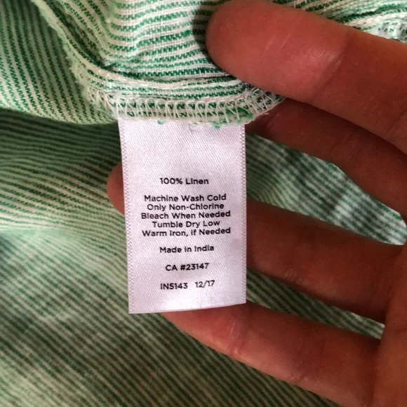 Talbots Linen Top Sz Large - Picture 6 of 6